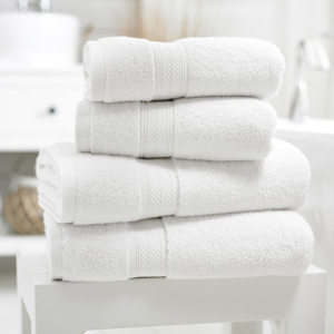 Deyongs Hathaway Zero Twist White Towel